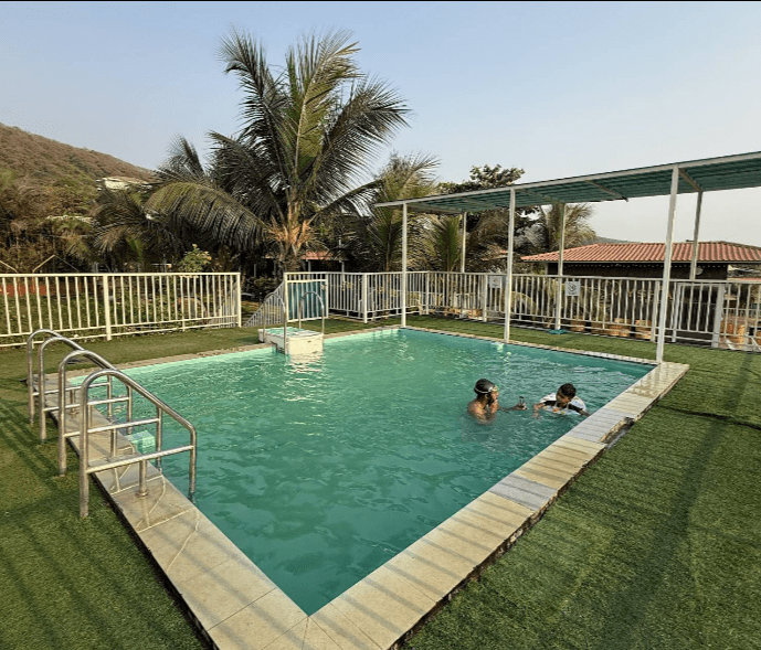 Kashid beach resort with pool