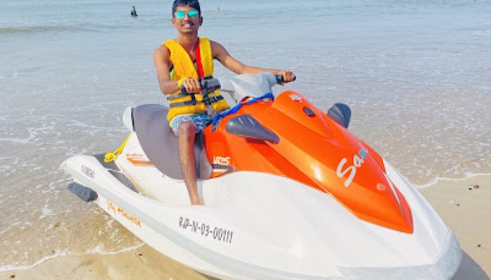 boy near kashid beach