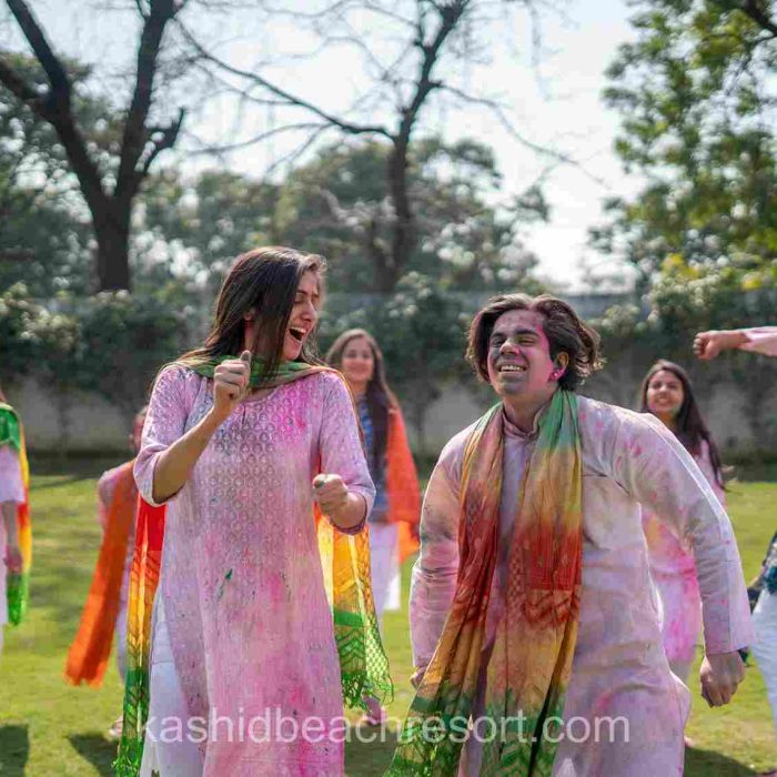 Kashid resort and hotels holi celebration